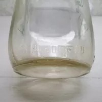Cloverleaf Dairy Sandusky Ohio Vintage Quart Milk Bottle: Sealed - Click to enlarge