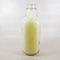 Meyer's Ohio Blue Ribbon Vintage ACL Quart Milk Bottle: Left - Click to enlarge