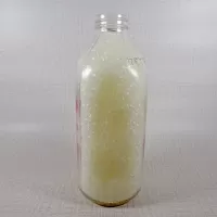 Olbrych's Dairy Vintage ACL Glass Quart Milk Bottle: Left - Click to enlarge