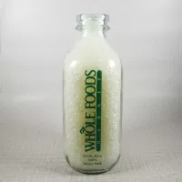 Whole Foods Market StanPac Glass Quart Milk Bottle: Front - Click to enlarge
