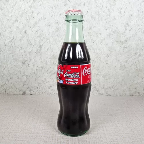 Nascar Cap Full 1999 Coke Coca Cola Classic Bottle: Front