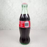Dale Earnhardt Sr Nascar No. 3 Coca Cola Classic Bottle: Back - Click to enlarge
