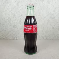 Dale Earnhardt Jr and Sr Nascar Full Coke Classic Bottle: Logo - Click to enlarge