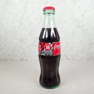Bobby Labonte Nascar No. 18 Coca Cola Racing Family Bottle: Front