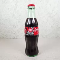 Bobby Labonte Nascar No. 18 Coca Cola Racing Family Bottle: Front - Click to enlarge
