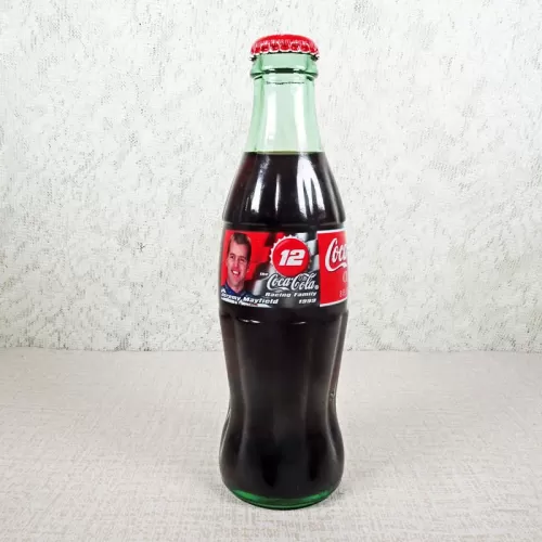 Jeremy Mayfield Nascar No. 12 Coca Cola Classic Bottle: Front