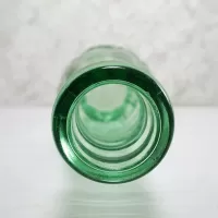 Peoria Illinois 6 fl. oz. empty no refill green glass hobbleskirt Coke bottle: Top - Click to enlarge