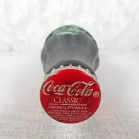 Tempe Arizona vintage 6 oz full hobbleskirt no refill Coke bottle. Red Coca Cola Classic cap: Top - Click to enlarge