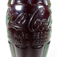 Tempe Arizona vintage 6 oz full hobbleskirt no refill Coke bottle. Red Coca Cola Classic cap: patd - Click to enlarge