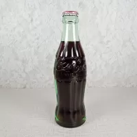 Atlanta Georgia Full Coke Bottle with Coca Cola Classic Cap: Front - Click to enlarge