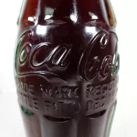 Atlanta Georgia Full Coke Bottle with Coca Cola Classic Cap: patD - Click to enlarge