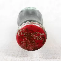 Peoria Illinois Full Coke Bottle with Coke Classic Cap: Top - Click to enlarge