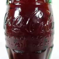 Peoria Illinois Full Coke Bottle with Coke Classic Cap: patD - Click to enlarge