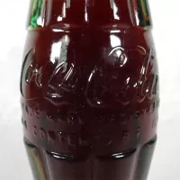 Peoria Illinois Full Coke Bottle with Coke Classic Cap: Contents - Click to enlarge