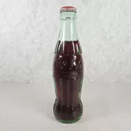 Boston Massachusetts 8 oz. Full Coke Bottle: Front