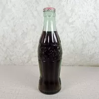 Scottsbluff Nebraska Vintage 6 oz. Full Coke Bottle: Back - Click to enlarge