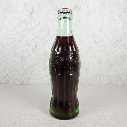 Deming New Mexico Vintage 6 oz. Full Coke Bottle: Front