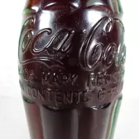 Deming New Mexico Vintage 6 oz. Full Coke Bottle: Contents - Click to enlarge