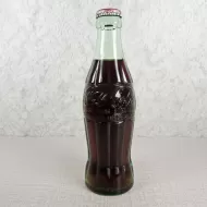 Charlotte North Carolina Vintage 6 oz. Full Coke Bottle: Front