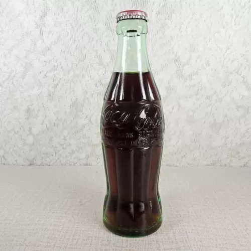 Charlotte North Carolina Vintage 6 oz. Full Coke Bottle: Front
