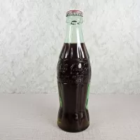 Charlotte North Carolina Vintage 6 oz. Full Coke Bottle: Back - Click to enlarge