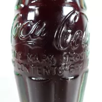 Durham North Carolina Vintage 6 oz. Full Coke Bottle: Contents - Click to enlarge