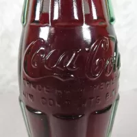 Akron Ohio Vintage 8 oz. Full Coke Bottle: Contents - Click to enlarge