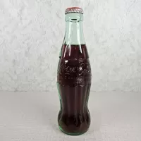 Columbus Ohio Vintage 8 oz. Full Coke Bottle: Back - Click to enlarge