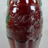 Columbus Ohio Vintage 8 oz. Full Coke Bottle: Contents - Click to enlarge