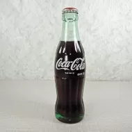 Corsicana Texas Vintage 6-1/2 oz. Full Coke Bottle: Front