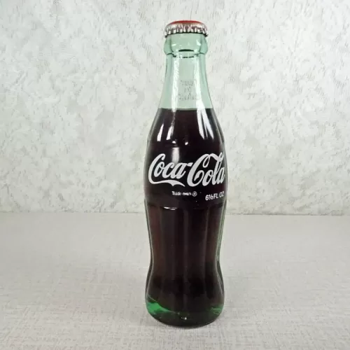 Corsicana Texas Vintage 6-1/2 oz. Full Coke Bottle: Front