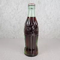 Dallas Texas Vintage 6 oz. Full Coke Bottle: Front - Click to enlarge