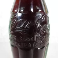 Salt Lake City Utah Vintage 6 oz. Full Coke Bottle: Contents - Click to enlarge