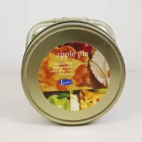 Apple Pie 3.75 oz. Scented Candle in a Glass Mason Jar: Top - Click to enlarge
