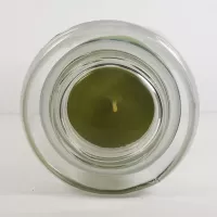 Citrus Cilantro 15 oz. Scented Candle in a Glass Jar: Top - Click to enlarge