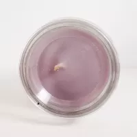 Fresh Lavender 3 oz. Scented Candle Glass Container: Top - Click to enlarge