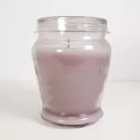 Fresh Lavender 3 oz. Scented Candle Glass Container: Back - Click to enlarge
