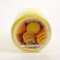 Tropical Fruits 3 oz. Scented Candle Glass Container: Top - Click to enlarge