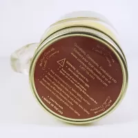 French Vanilla Scented Candle in Large Glass Mug: Top - Click to enlarge