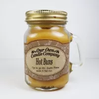 Hot Buns Scented Candle in Small Glass Mug: Front - Click to enlarge