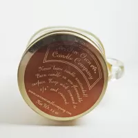 Hot Buns Scented Candle in Small Glass Mug: Top - Click to enlarge