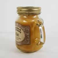 Hot Buns Scented Candle in Small Glass Mug: Side - Click to enlarge