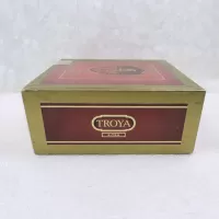 Troya X-tra Vintage Paper Covered Wood Cigar Box: Left - Click to enlarge