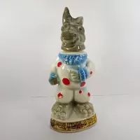 Donkey in Clown Suit 1968 Vintage Jim Beam Decanter: Front - Click to enlarge