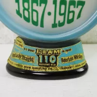 Nebraska Centennial 1967 Vintage Jim Beam Decanter: Label - Click to enlarge