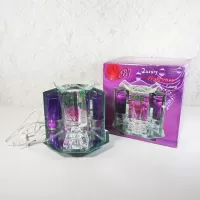 Bunch of Grapes Glass and Mirror Electric Oil Warmer: With Box - Click to enlarge