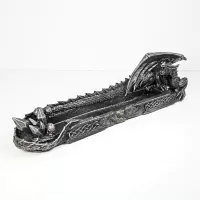 Dragons Breath Incense Burner Holder Combo: Left - Click to enlarge