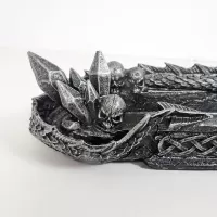 Dragons Breath Incense Burner Holder Combo: Skulls - Click to enlarge