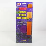 Lavender Scented Incense Sticks with Holder 60 Pc Set: Front