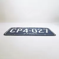 1973 Kentucky state commercial license plate CP4-027: Side - Click to enlarge
